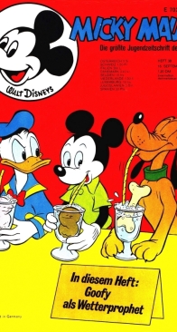 Micky Maus 1972 - 38 - Ehapa - German