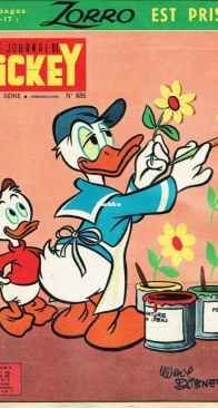 Le Journal de Mickey 0686 - Hachette 1965 - French