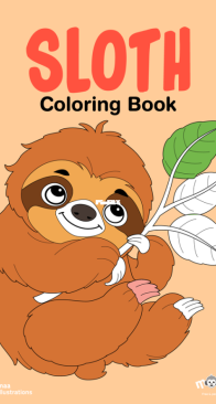 Sloth - Coloring Book - Monkey Pen - English