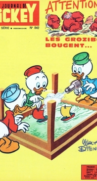 Le Journal de Mickey 0842 - Hachette 1968 - French
