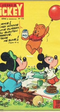 Le Journal de Mickey 0772 - Hachette 1967 - French