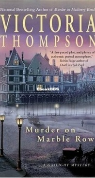 Murder on Marble Row - A Gaslight Mystery 6 - Victoria Thompson - English