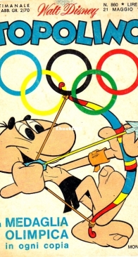 Topolino 0860 - Mondadori 1972 - Italian