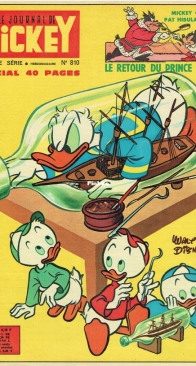 Le Journal de Mickey 0810 - Hachette 1967 - French