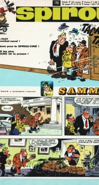 Le Journal de Spirou 1703 - Dupuis 1970 - French