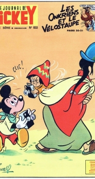 Le Journal de Mickey 0833 - Hachette 1968 - French