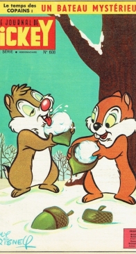 Le Journal de Mickey 0608 - Hachette 1964 - French