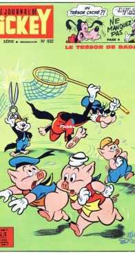 Le Journal de Mickey 0832 - Hachette 1968 - French
