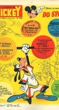 Le Journal de Mickey 1055 - Hachette 1972 - French