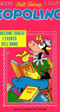 Topolino 0913 - Mondadori 1973 - Italian