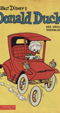 Donald Duck - Dutch Weekblad - Issue 37 - 1968 - Dutch
