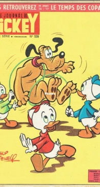 Le Journal de Mickey 0539 - Hachette 1962 - French