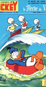 Le Journal de Mickey 0891 - Hachette 1969 - French