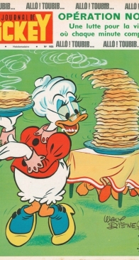 Le Journal de Mickey 1025 - Hachette 1972 - French