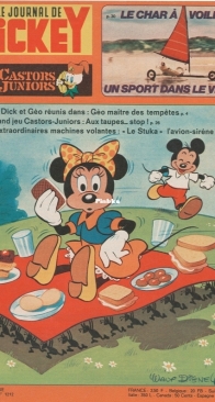 Le Journal de Mickey 1212 - Hachette 1975 - French