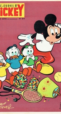 Le Journal de Mickey 0974 - Hachette 1971 - French