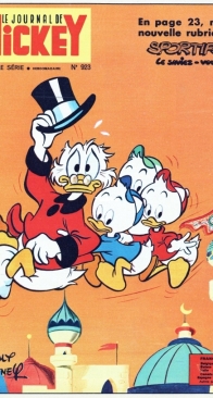 Le Journal de Mickey 0923 - Hachette 1970 - French