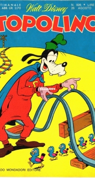 Topolino 0926 - Mondadori 1973 - Italian