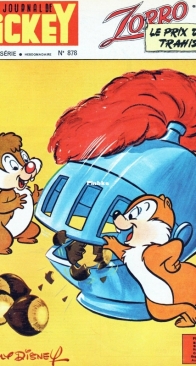 Le Journal de Mickey 0878 - Hachette 1969 - French