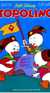 Topolino 0930 - Mondadori 1973 - Italian