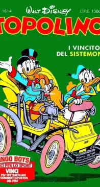 Topolino 1614 - Mondadori 1986 - Italian