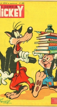 Le Journal de Mickey 0488 - Hachette 1961 - French