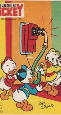 Le Journal de Mickey 1098 - Hachette 1973 - French