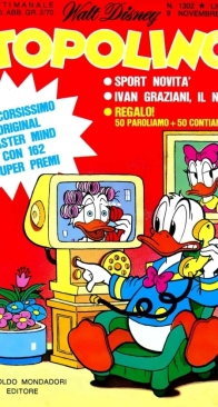 Topolino 1302 - Mondadori 1980 - Italian