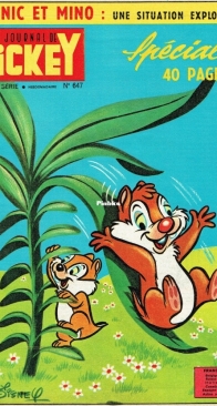 Le Journal de Mickey 0647 - Hachette 1964 - French