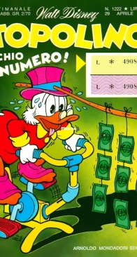 Topolino 1222 - Mondadori 1979 - Italian