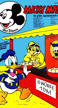 Micky Maus 1972 - 31 - Ehapa - German