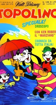 Topolino 1286 - Mondadori 1980 - Italian
