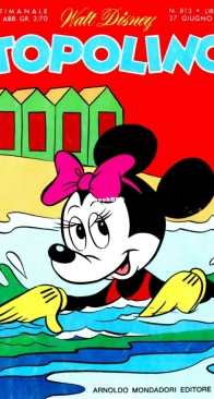 Topolino 0813 - Mondadori 1971 - Italian