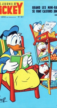Le Journal de Mickey 0941 - Hachette 1970 - French