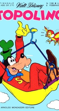 Topolino 1106 - Mondadori 1977 - Italian
