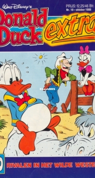 Donald Duck Extra - Rivalen In Het Wilde Westen - Issue 10 - Oberon B.V. 1988 - Dutch