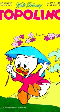 Topolino 0697 - Mondadori 1969 - Italian