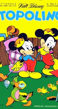Topolino 1035 - Mondadori 1975 - Italian