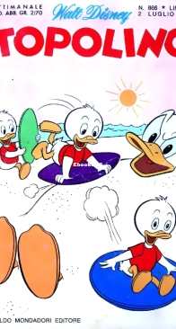 Topolino 0866 - Mondadori 1972 - Italian