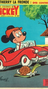 Le Journal de Mickey 0687 - Hachette 1965 - French