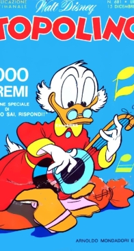 Topolino 0681 - Mondadori 1968 - Italian