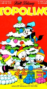 Topolino 0839 - Mondadori 1971 - Italian