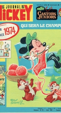 Le Journal de Mickey 1150 - Hachette 1974 - French