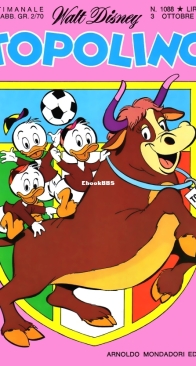 Topolino 1088 - Mondadori 1976 - Italian