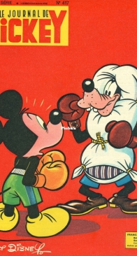 Le Journal de Mickey 0417 - Hachette 1960 - French