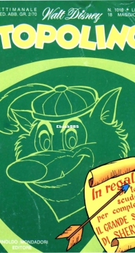 Topolino 1016 - Mondadori 1975 - Italian