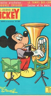 Le Journal de Mickey 0544 - Hachette 1962 - French