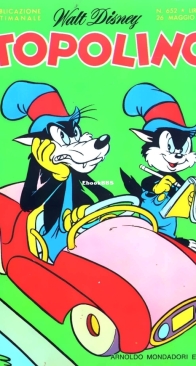 Topolino 0652 - Mondadori 1968 - Italian