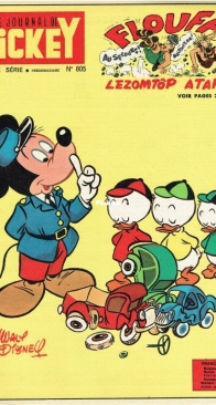 Le Journal de Mickey 0805 - Hachette 1967 - French