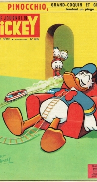 Le Journal de Mickey 0605 - Hachette 1963 - French